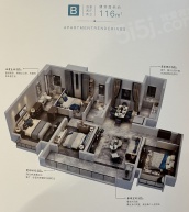 煌盛熙岸大境4室2厅2卫