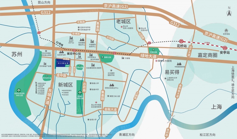明月璟辰苑区位图