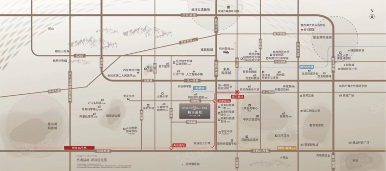 杭语蓝庭商铺区位图