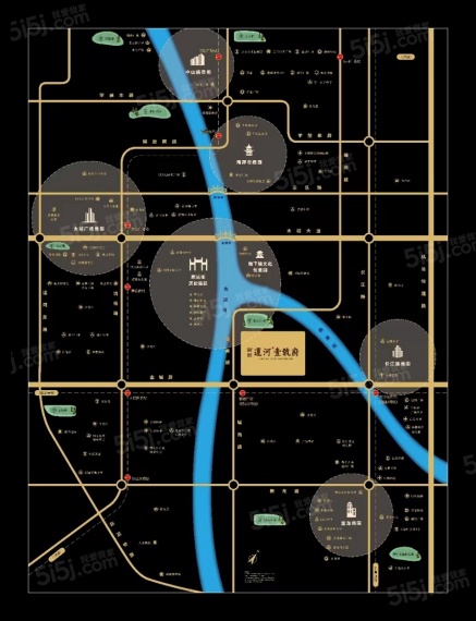 融创运河壹号府区位图