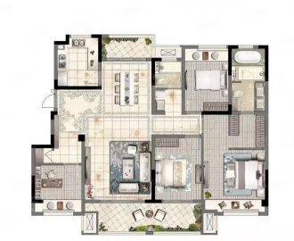 保利天樾人家4室2厅2卫