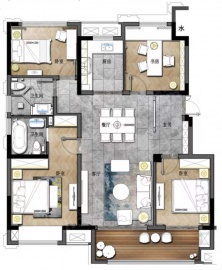 保利天樾人家4室2厅2卫