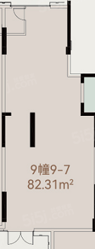 1室1厅1卫户型详情