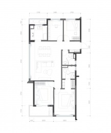 4室2厅2卫户型图
