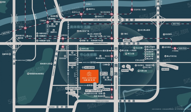 枫翠岚湾区位图