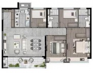 4室2厅2卫户型图