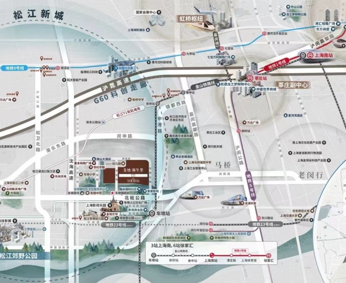 金地新乐里区位图