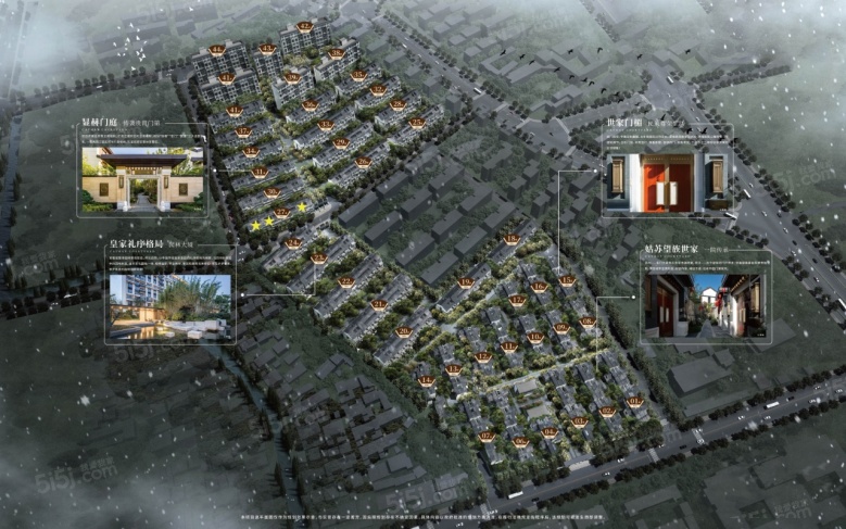 姑苏院子沙盘图