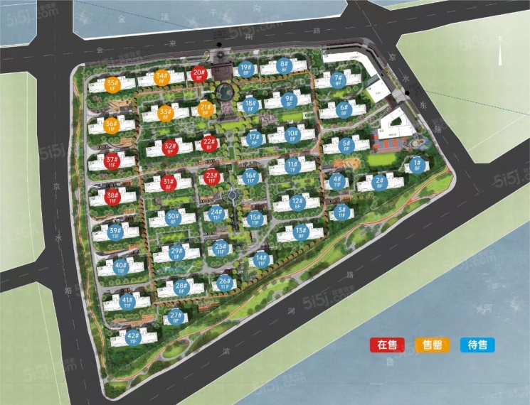 建业河畔洋房效果图