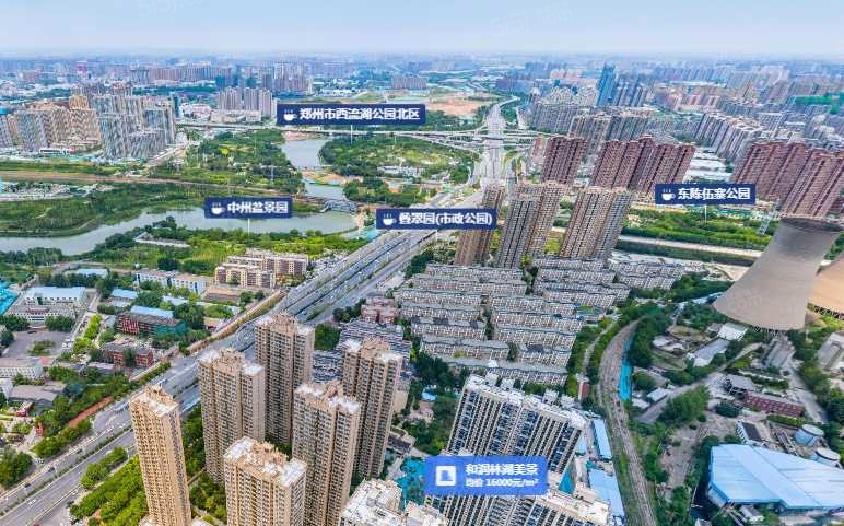 和润林湖美景配套图