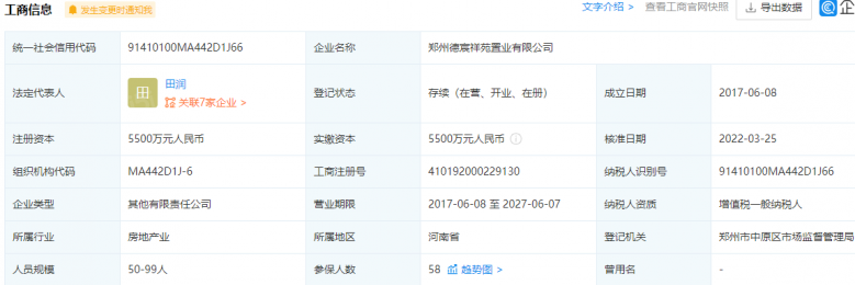 裕华城开发商营业执照
