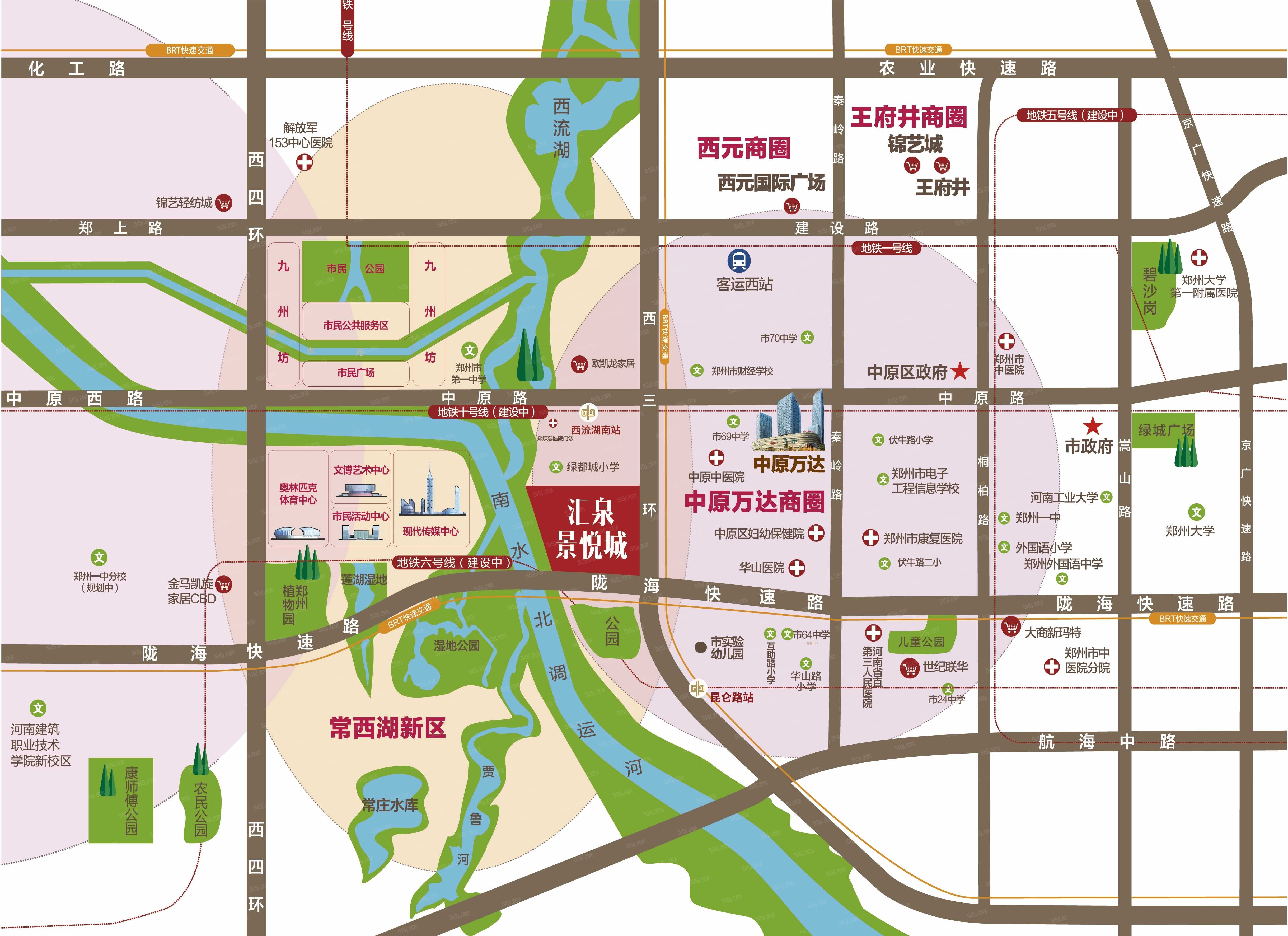 汇泉景悦城区位图