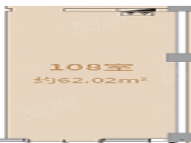 1室1厅1卫户型图