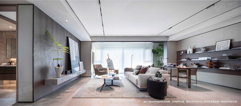 建业河畔洋房样板间