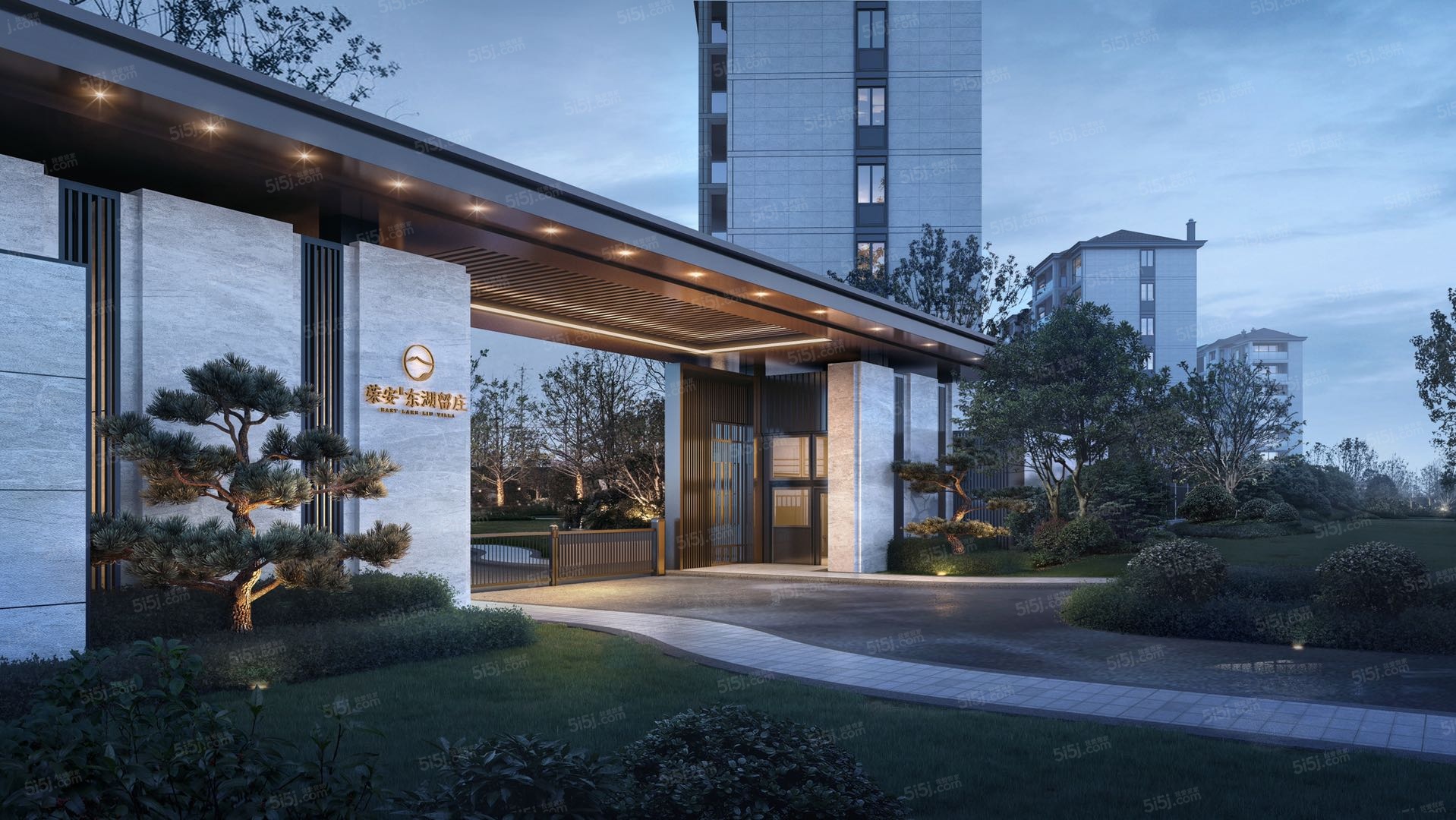 荣安东湖留庄效果图