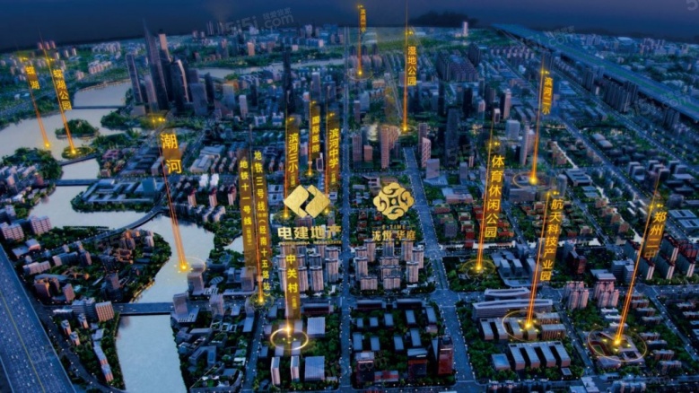 电建泷悦华庭效果图