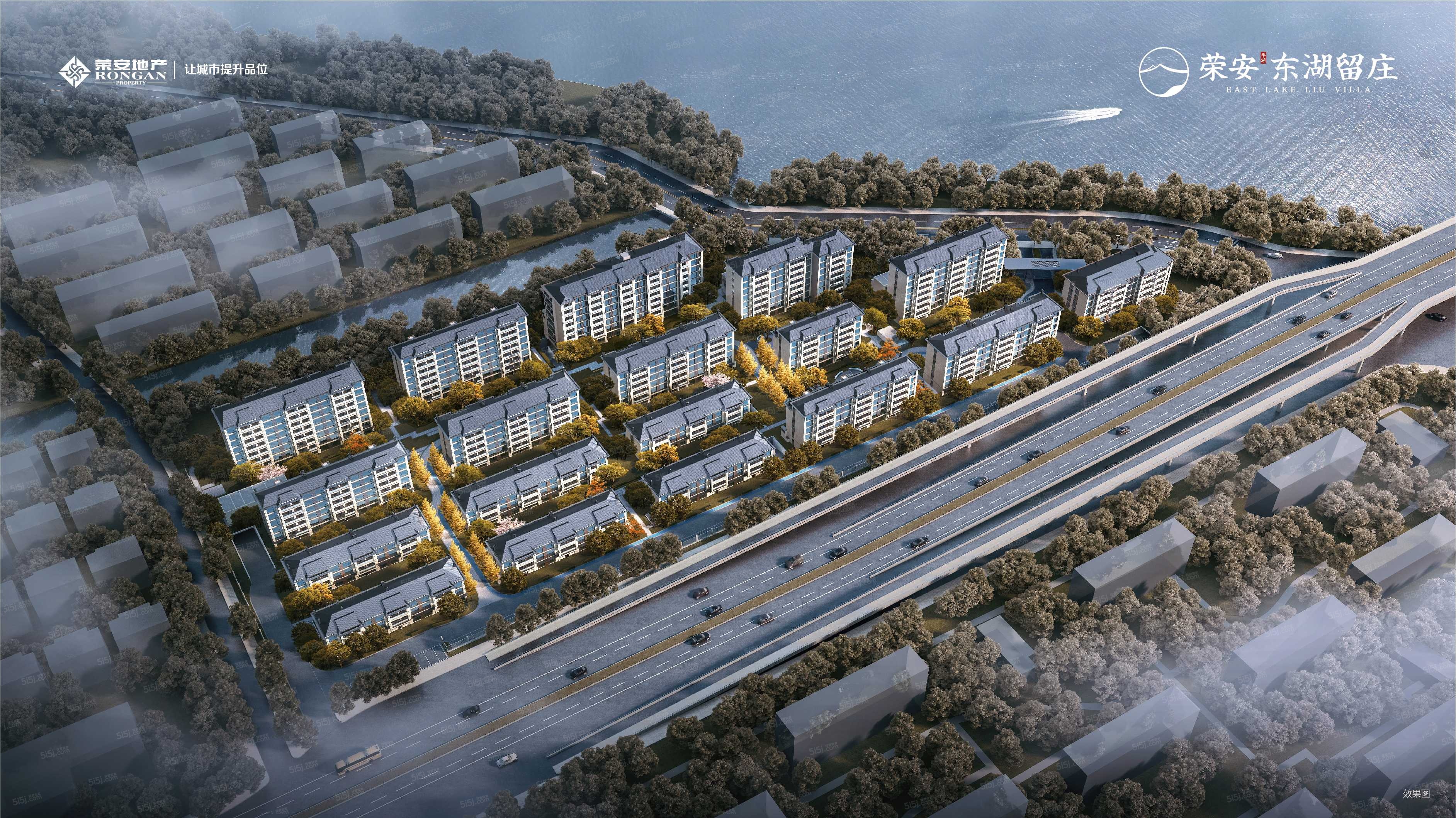 荣安东湖留庄沙盘图