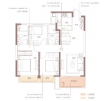 3室2厅2卫户型图