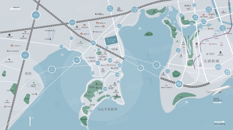 绿地安兰诺雅区位图