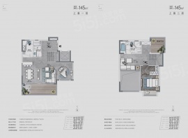 3室2厅2卫户型图