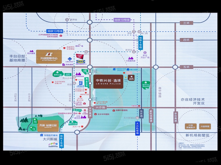 中铁兴创逸境区位图