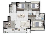 4室2厅2卫户型图