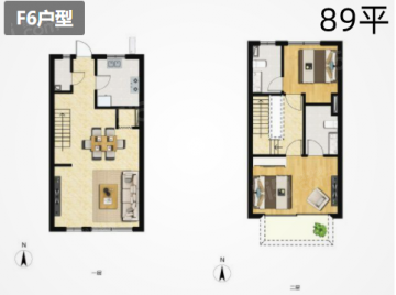 路劲象屿岛上的院子2室2厅2卫