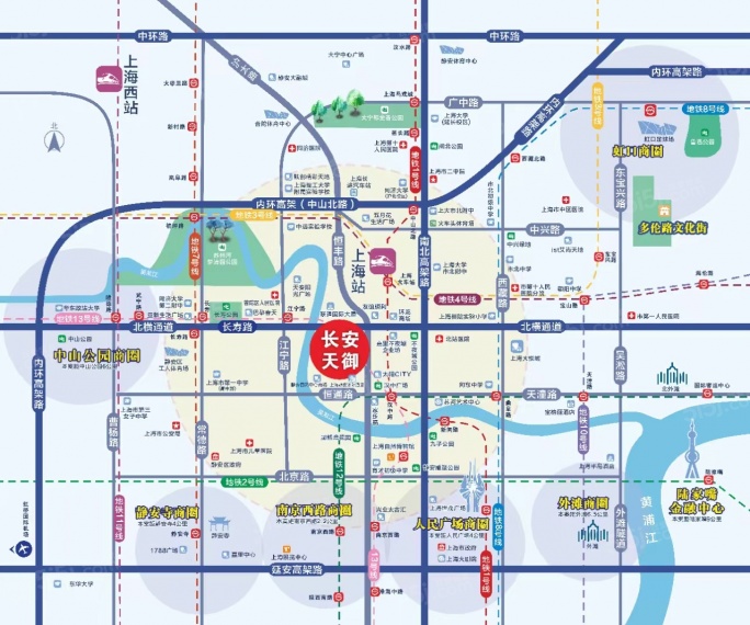 长安天御区位图