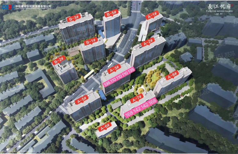 长江悦府沙盘图