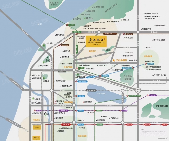 长江悦府区位图