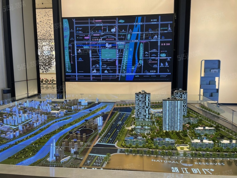 越江时代沙盘图