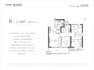 3室2厅1卫户型图