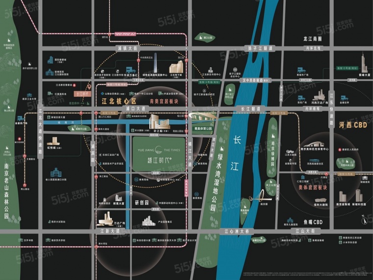 越江时代区位图