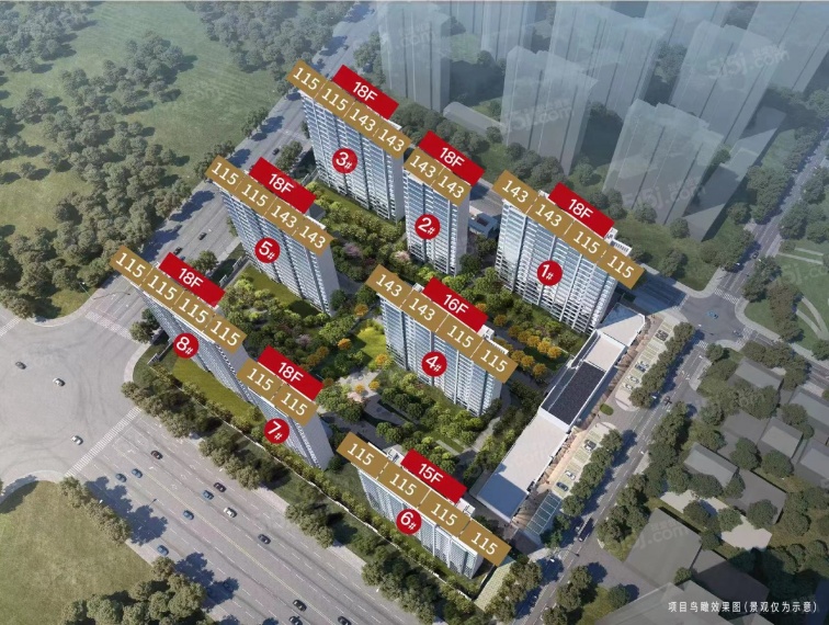 万科紫辰光年实景图