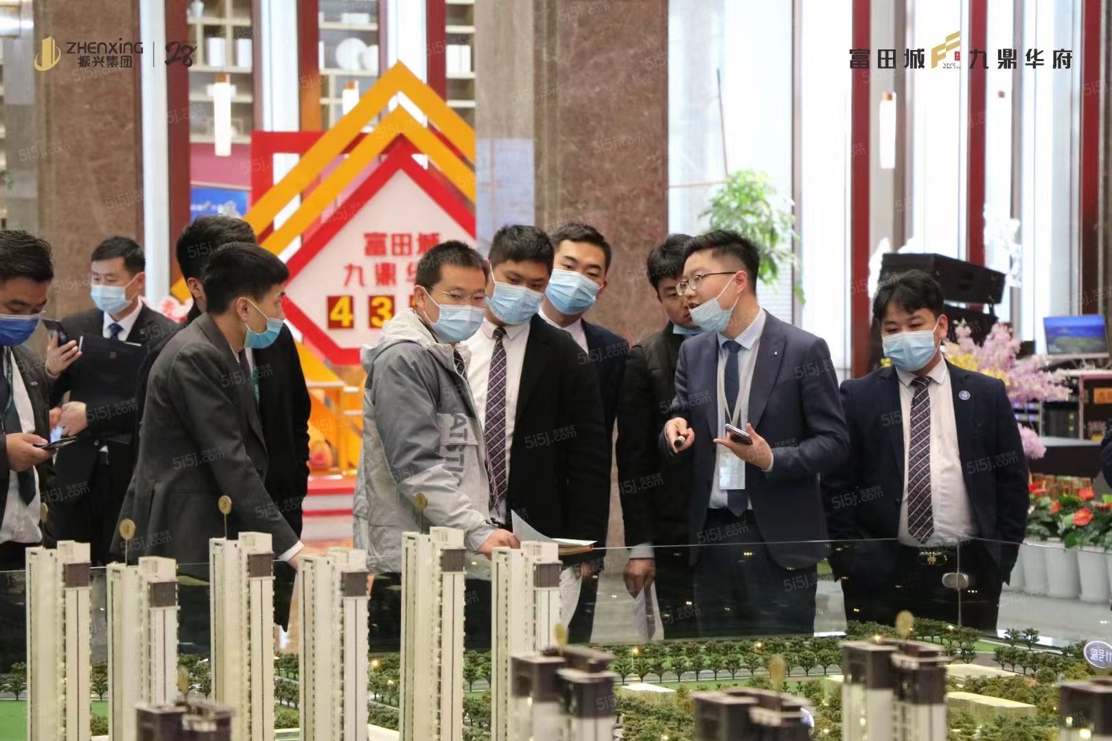 富田城九鼎华府沙盘图