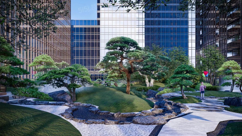 绿地中央广场效果图