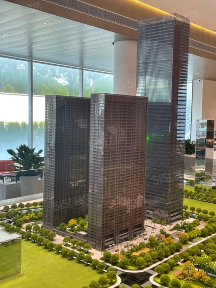 绿地中央广场沙盘图