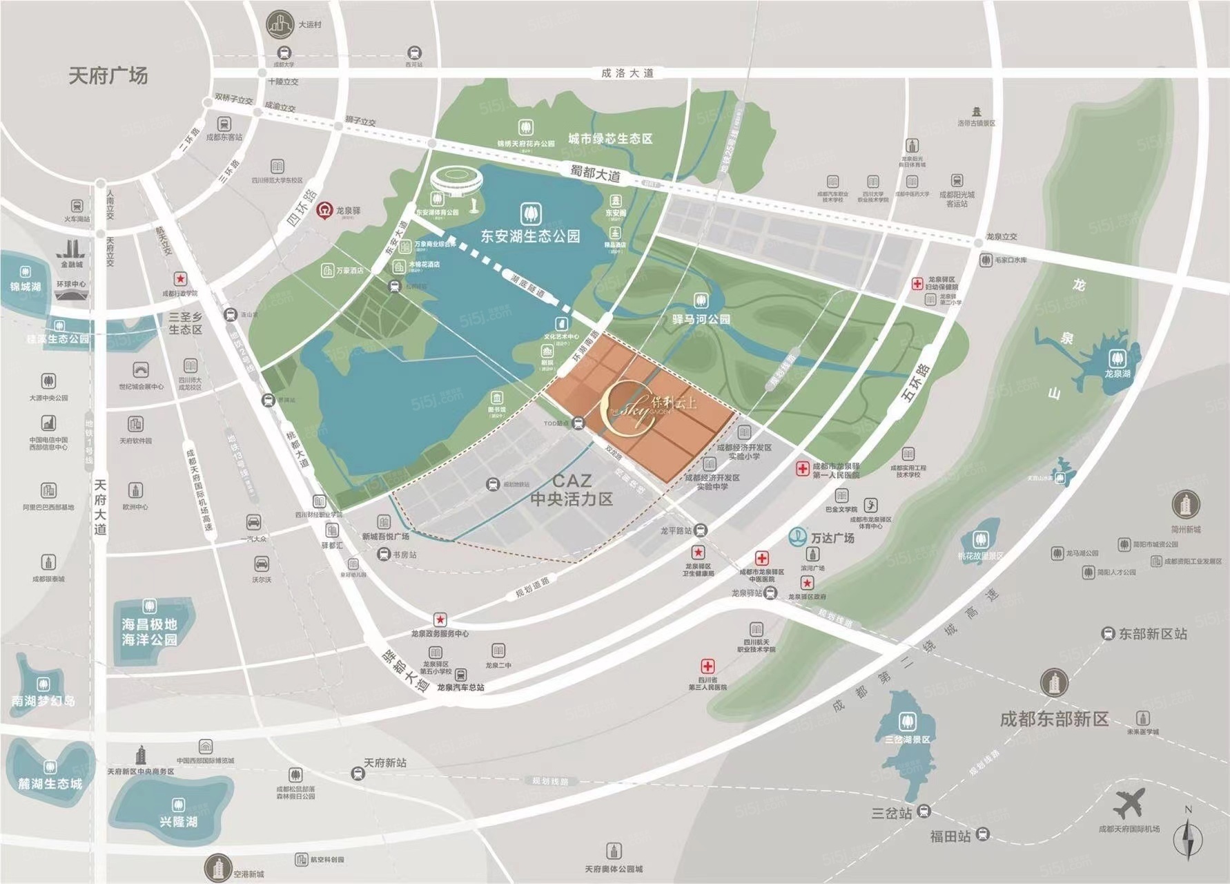 保利云上区位图