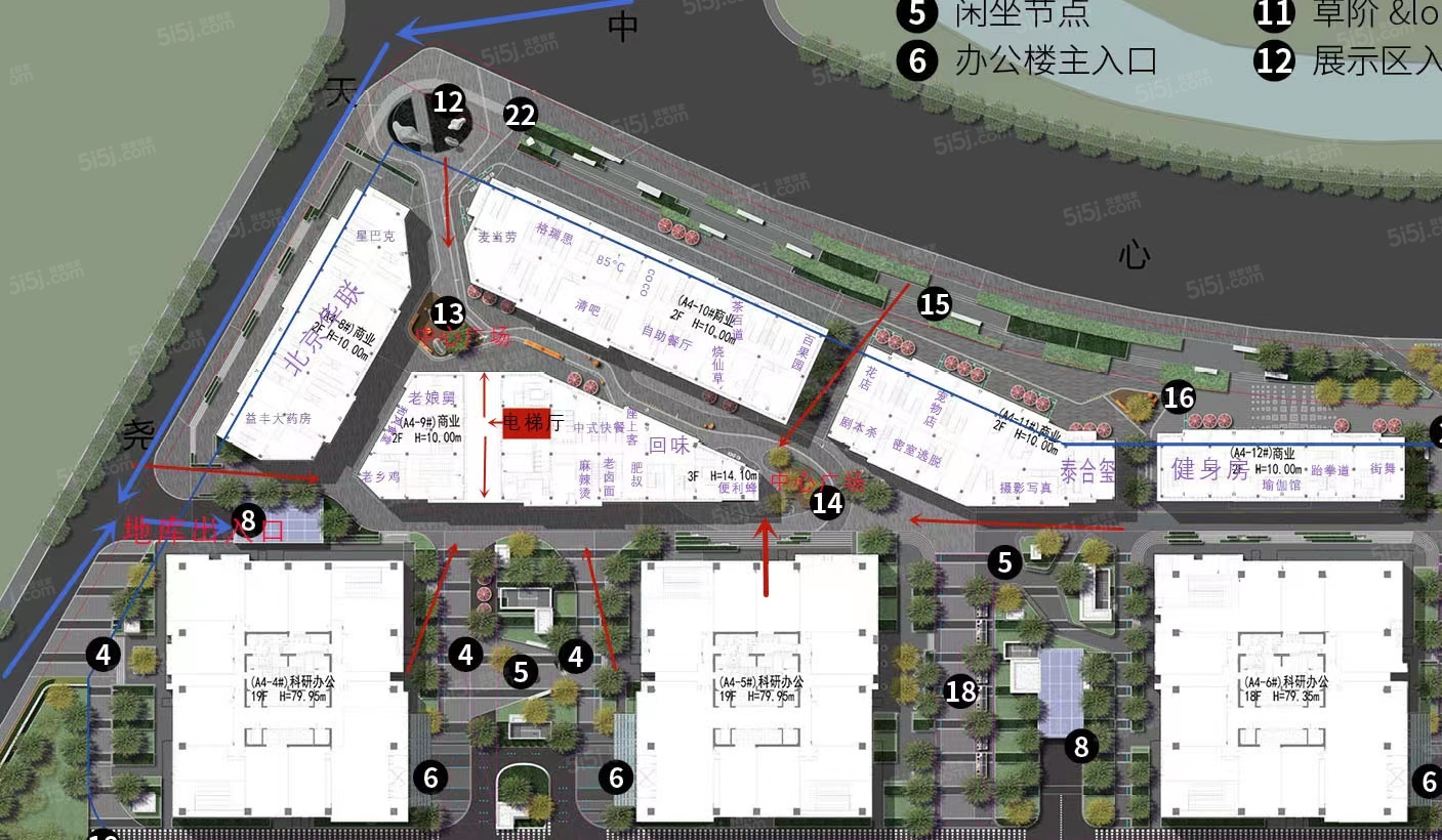 创麟荟商业商铺沙盘图