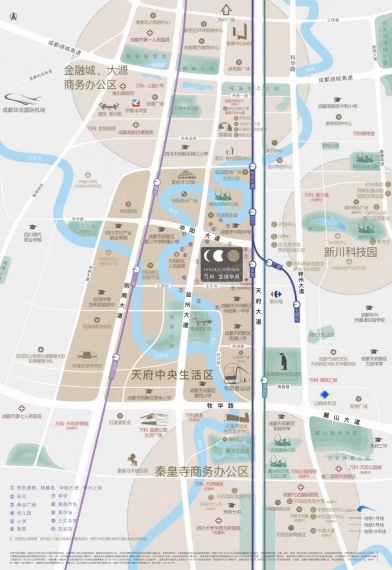 万科金域华府区位图