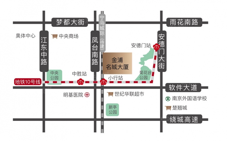 石林云城区位图