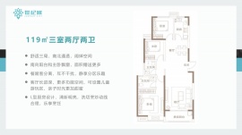 3室2厅2卫户型图