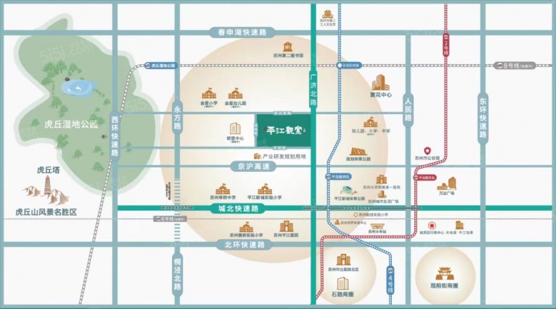 天地源平江观棠区位图