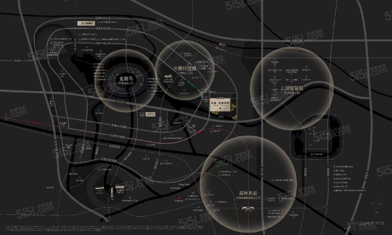 中海云著湖居区位图