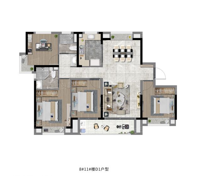 D1户型