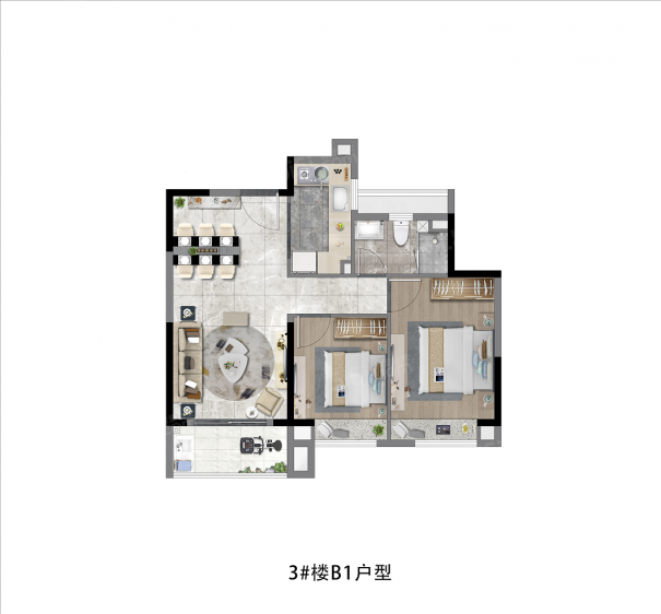 B1户型