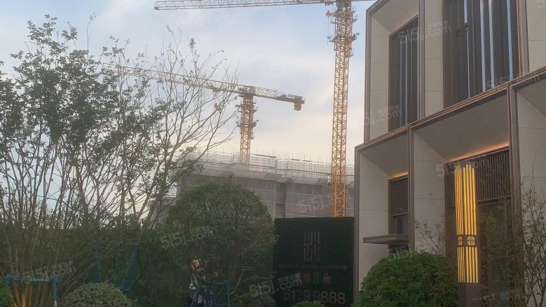 大名城映雨江南实景图