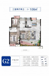 3室2厅2卫户型图