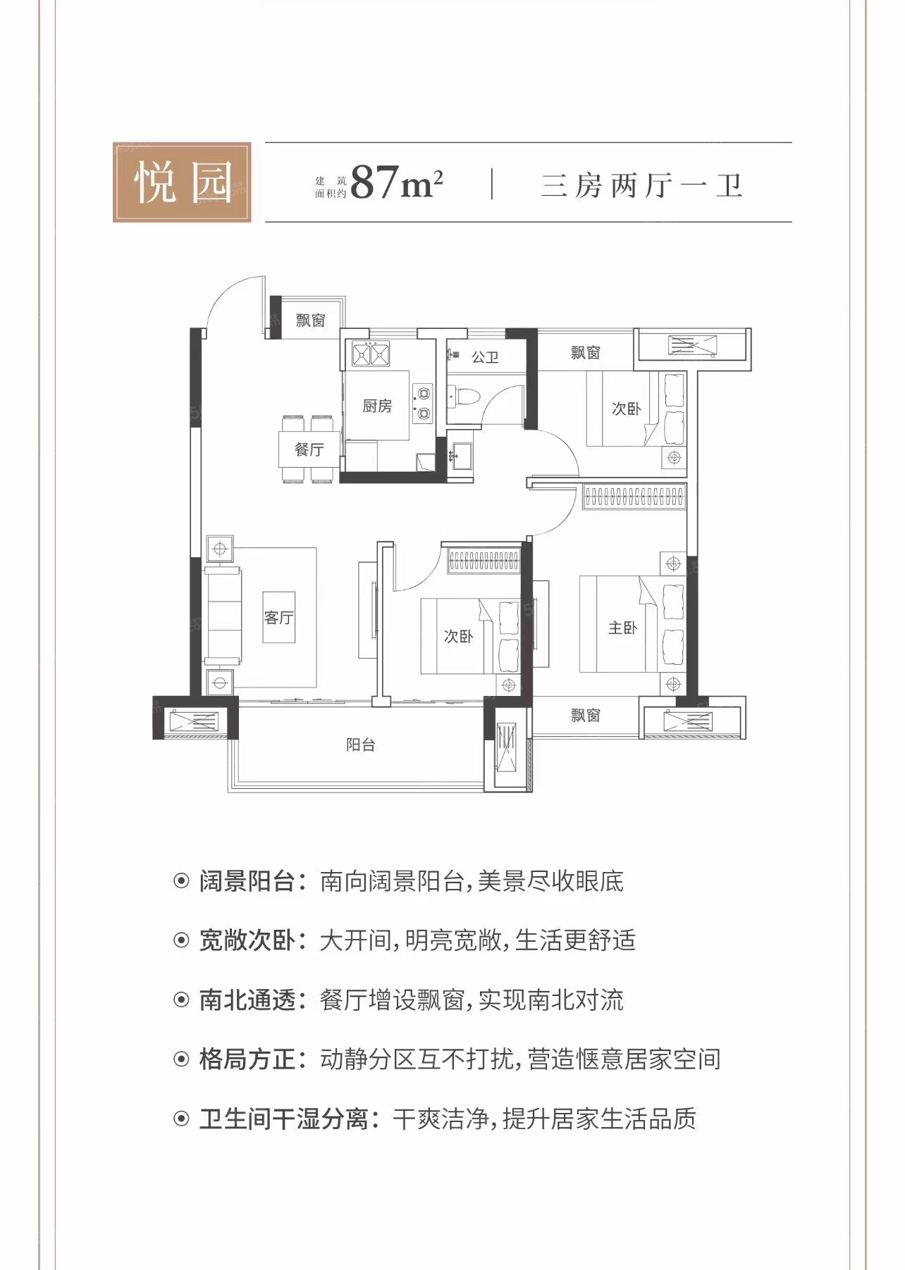 万景天宸3室2厅1卫