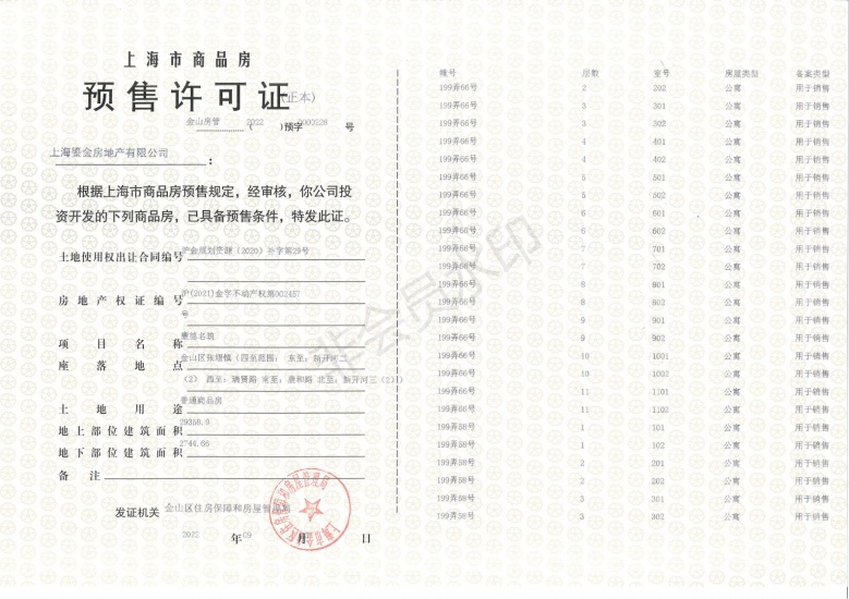 新华御著预售许可证